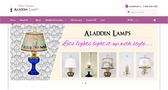 Desktop Screenshot of aladdinlamps.co