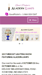 Mobile Screenshot of aladdinlamps.co